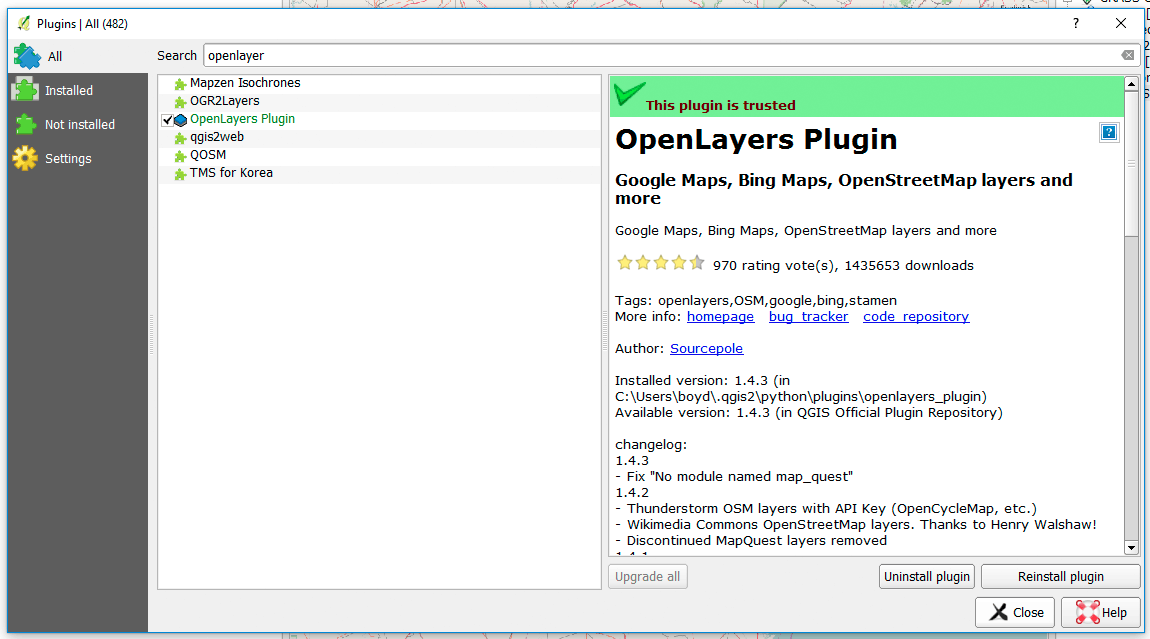 OpenLayers plugin provides many raster base maps to help start a project
